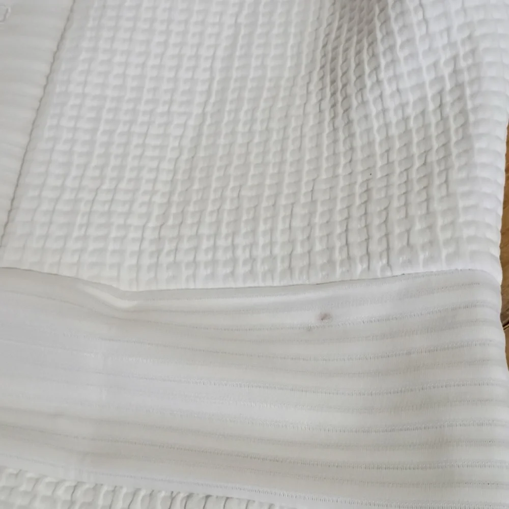 Adidas Cold Rdy White Quilted Fitted Full Zip Jacket Size L
